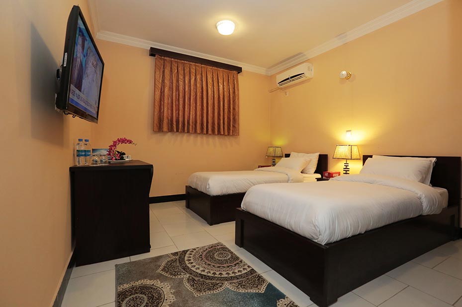 Twin Room facility Daryavillage Hotel and Business Park